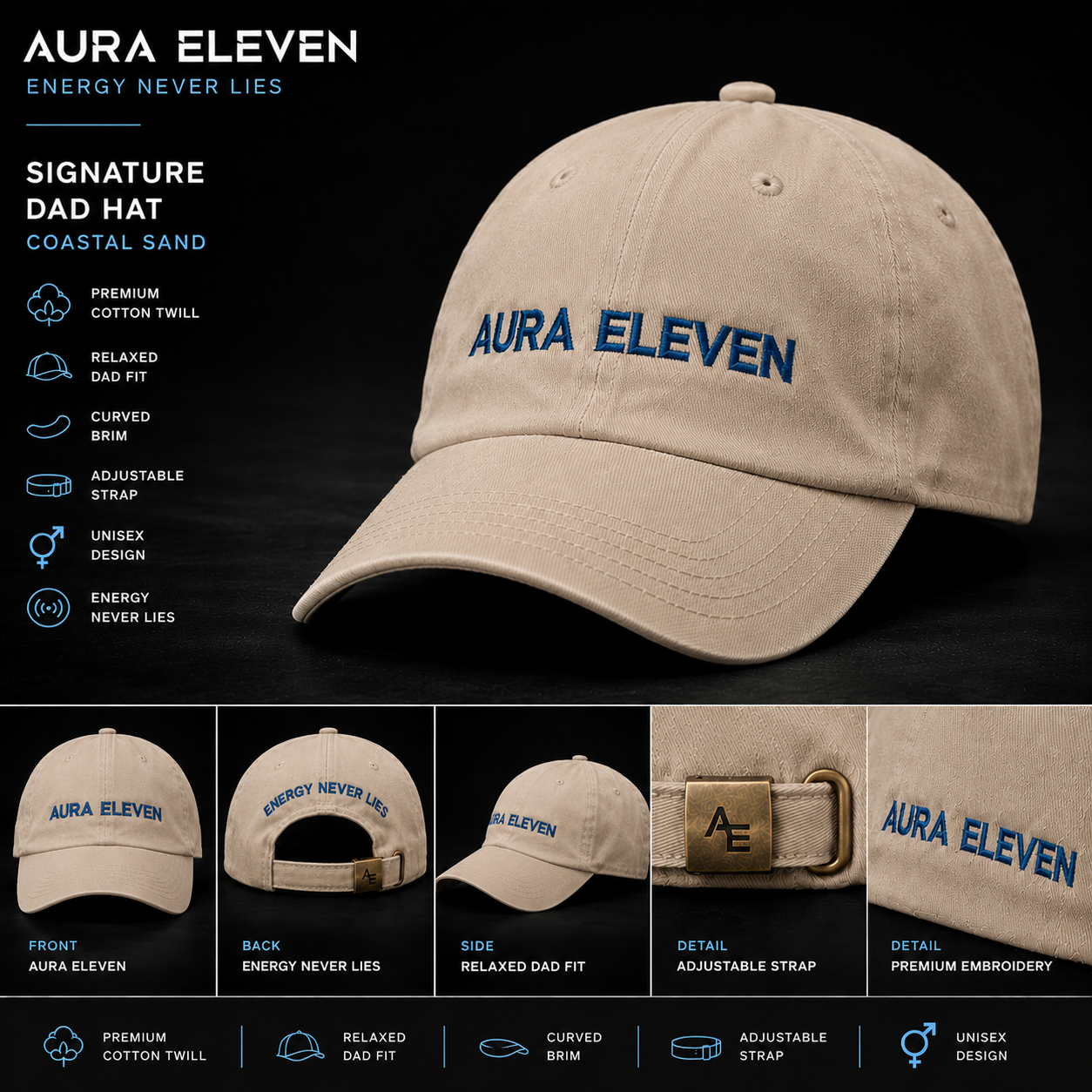 Aura Eleven Signature Dad Hat