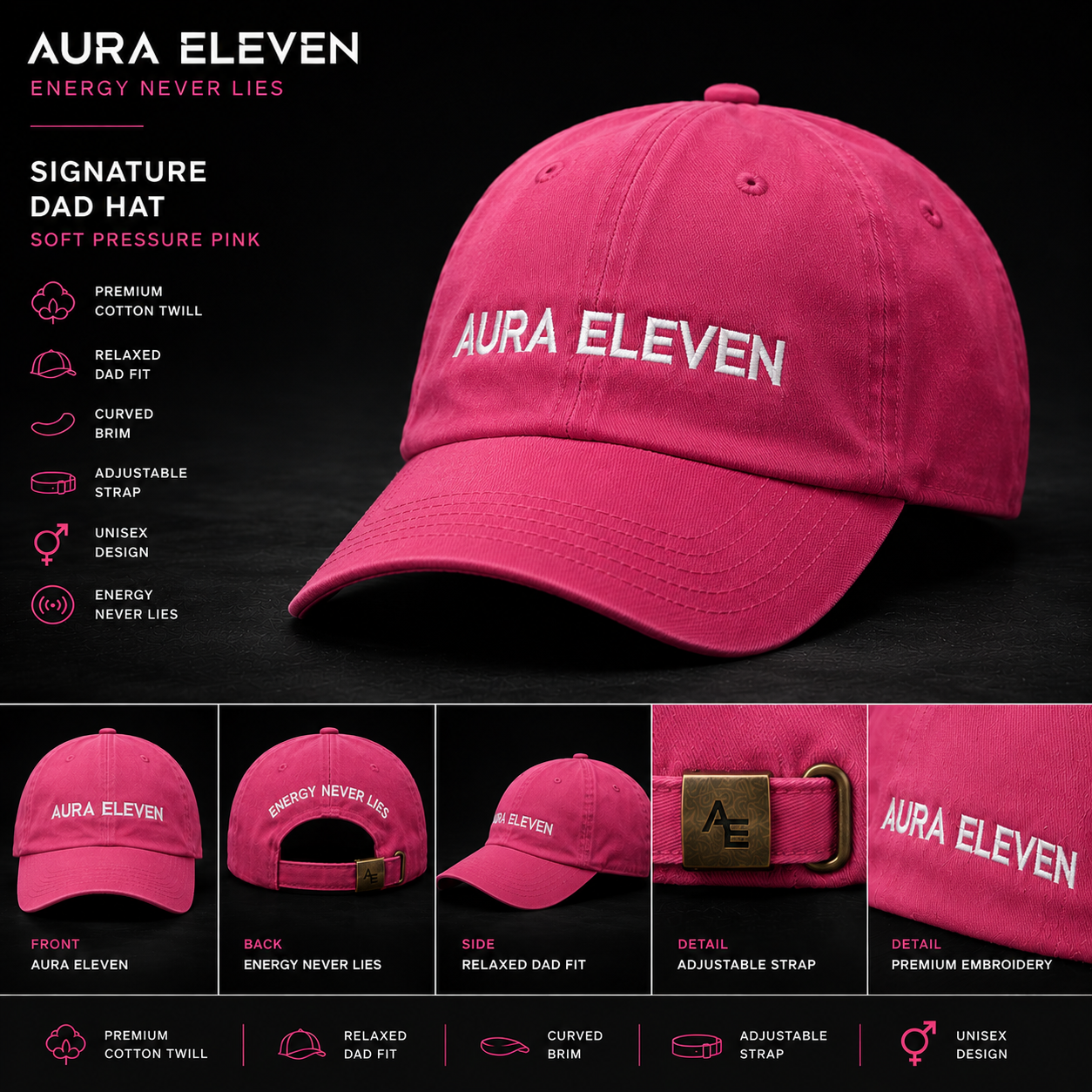 Aura Eleven Signature Dad Hat
