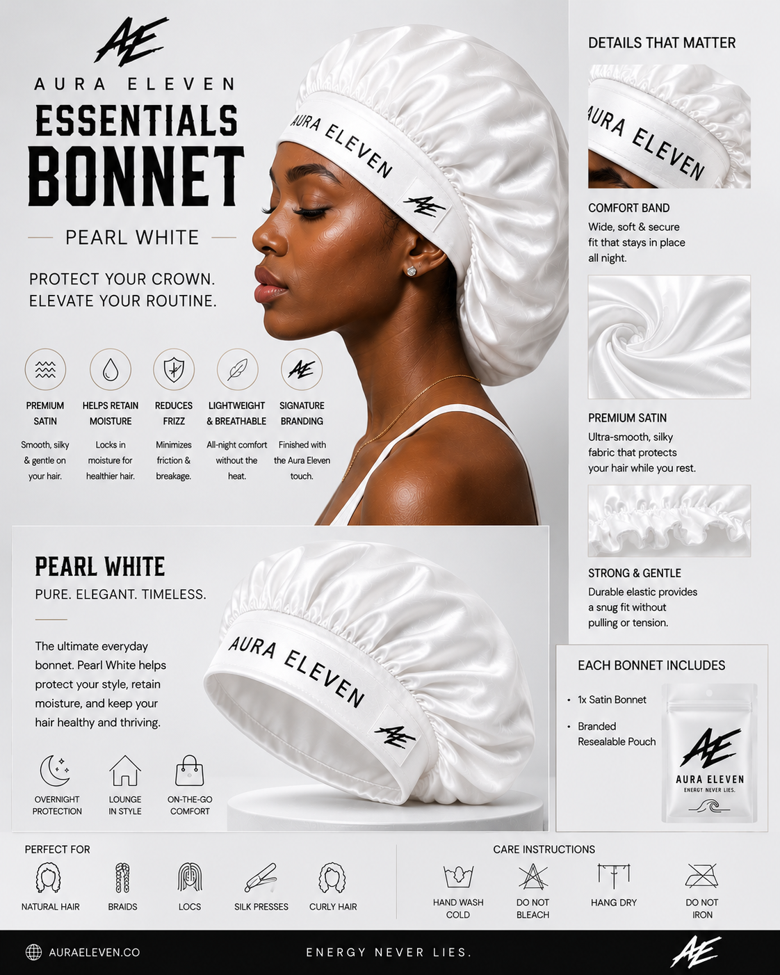 Aura Eleven Essential Bonnets
