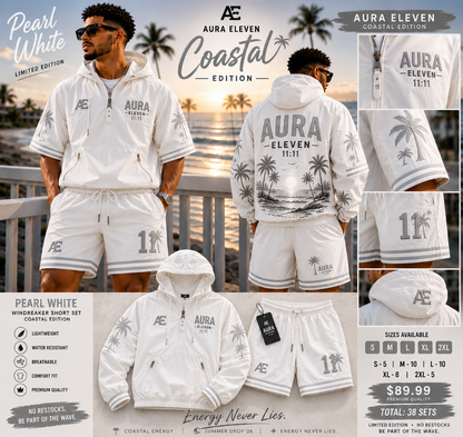 Aura Eleven Coastal Windbreaker Set Men's Limited Edition