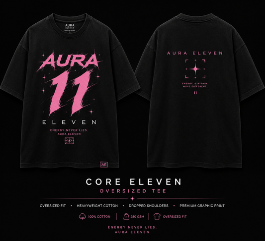 Aura Eleven Women Oversized Tees