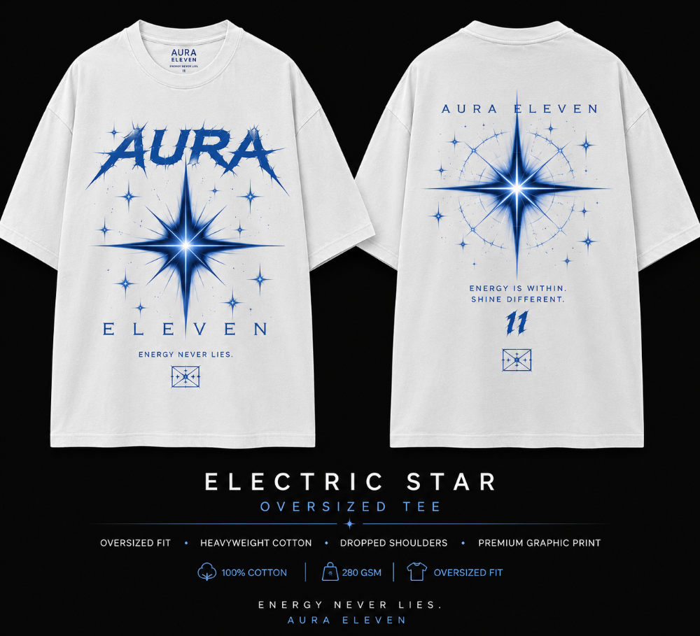 Aura Eleven Women Oversized Tees