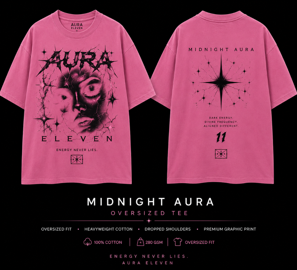 Aura Eleven Men's Oversized Tee