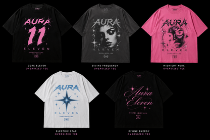 Aura Eleven Women Oversized Tees