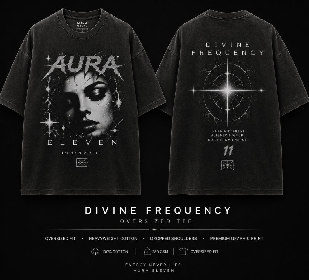 Aura Eleven Men's Oversized Tee